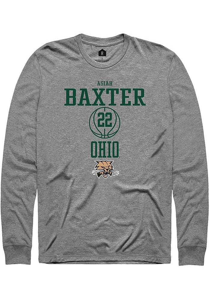 Asiah Baxter Ohio Bobcats Rally NIL Sport Icon Long Sleeve T Shirt