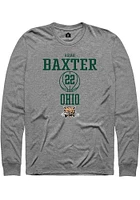 Asiah Baxter Ohio Bobcats Rally NIL Sport Icon Long Sleeve T Shirt