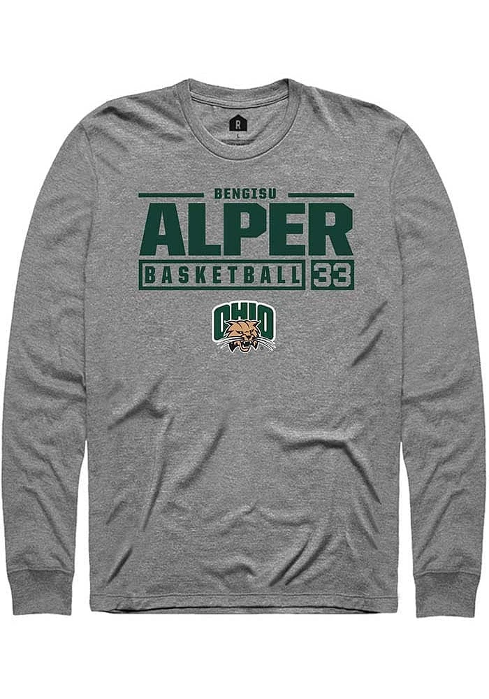 Bengisu Alper Ohio Bobcats Rally NIL Stacked Box Long Sleeve T Shirt