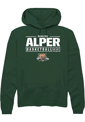 Bengisu Alper Rally Ohio Bobcats Mens NIL Stacked Box Long Sleeve Hoodie