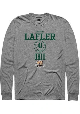 Cassidy Lafler Ohio Bobcats Rally NIL Sport Icon Long Sleeve T Shirt