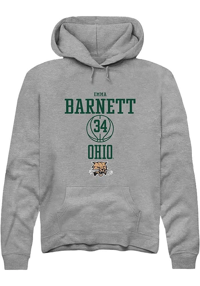 Emma Barnett  Rally Ohio Bobcats Mens Graphite NIL Sport Icon Long Sleeve Hoodie