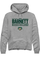 Emma Barnett  Rally Ohio Bobcats Mens Graphite NIL Stacked Box Long Sleeve Hoodie