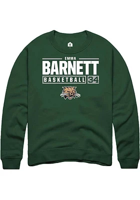 Emma Barnett Rally Ohio Bobcats Mens NIL Stacked Box Long Sleeve Crew Sweatshirt