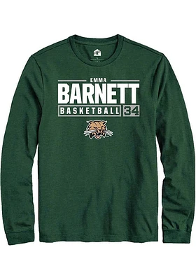 Emma Barnett Ohio Bobcats Rally NIL Stacked Box Long Sleeve T Shirt