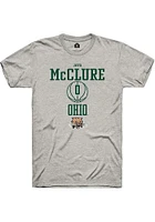 Jaya McClure  Ohio Bobcats Ash Rally NIL Sport Icon Short Sleeve T Shirt