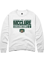 Jaya McClure Rally Ohio Bobcats Mens NIL Stacked Box Long Sleeve Crew Sweatshirt