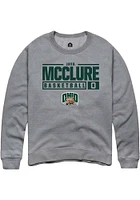 Jaya McClure  Rally Ohio Bobcats Mens Graphite NIL Stacked Box Long Sleeve Crew Sweatshirt