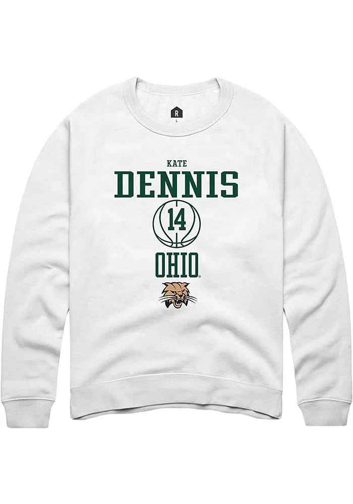 Kate Dennis Rally Ohio Bobcats Mens NIL Sport Icon Long Sleeve Crew Sweatshirt