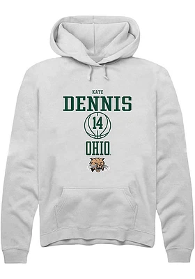 Kate Dennis Rally Ohio Bobcats Mens NIL Sport Icon Long Sleeve Hoodie