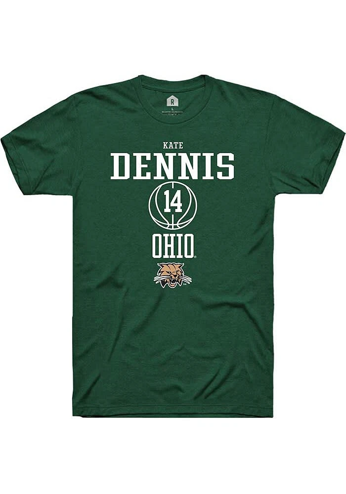 Kate Dennis Ohio Bobcats Rally NIL Sport Icon Short Sleeve T Shirt