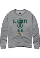 Anna Burchett  Rally Ohio Bobcats Mens Graphite NIL Sport Icon Long Sleeve Crew Sweatshirt