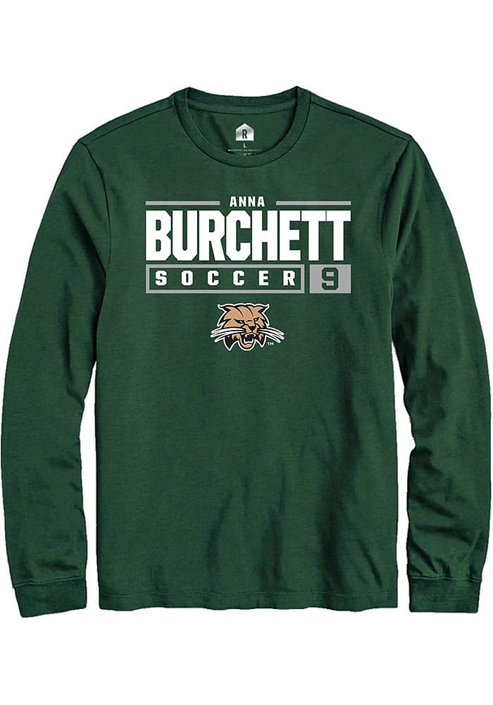 Anna Burchett Ohio Bobcats Rally NIL Stacked Box Long Sleeve T Shirt