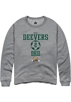 Ella Deevers  Rally Ohio Bobcats Mens Graphite NIL Sport Icon Long Sleeve Crew Sweatshirt