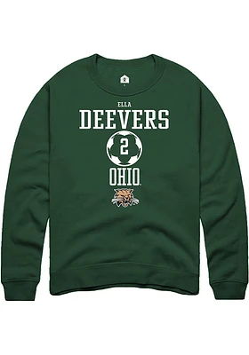 Ella Deevers Rally Ohio Bobcats Mens NIL Sport Icon Long Sleeve Crew Sweatshirt