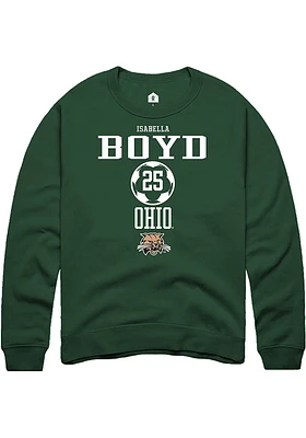 Isabella Boyd Rally Ohio Bobcats Mens NIL Sport Icon Long Sleeve Crew Sweatshirt