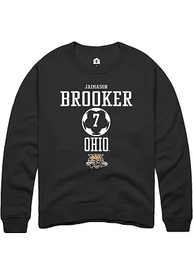 Jaimason Brooker Rally Ohio Bobcats Mens NIL Sport Icon Long Sleeve Crew Sweatshirt