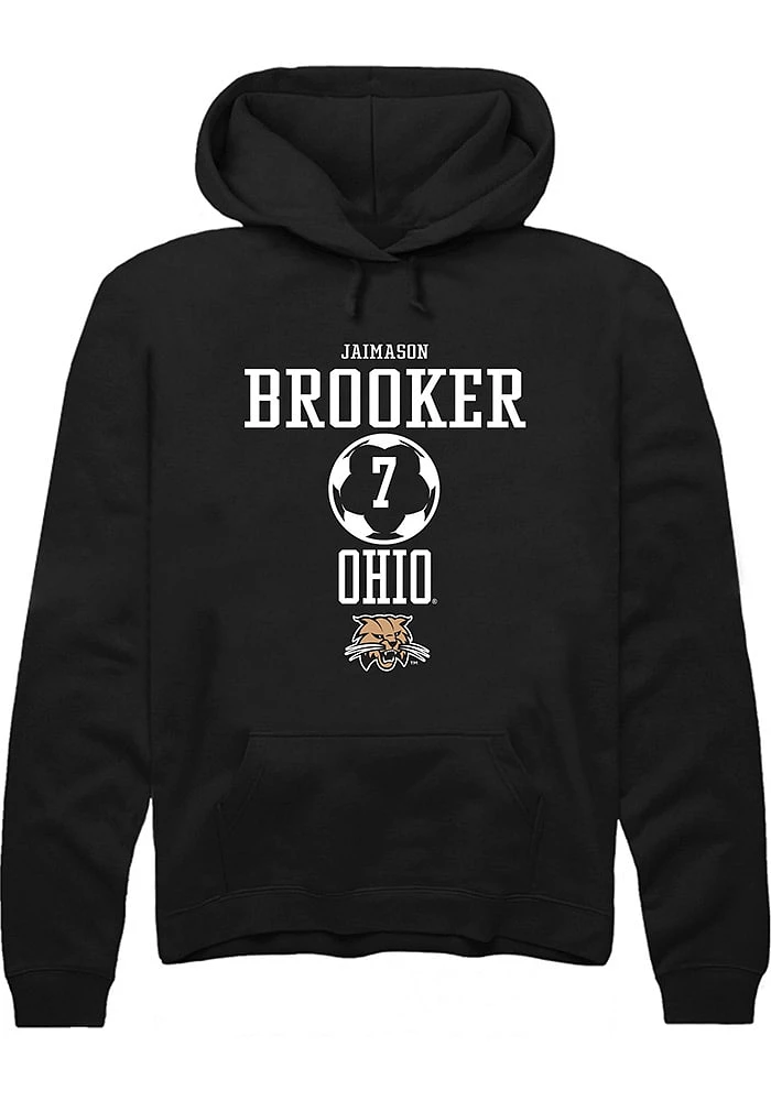 Jaimason Brooker Rally Ohio Bobcats Mens NIL Sport Icon Long Sleeve Hoodie