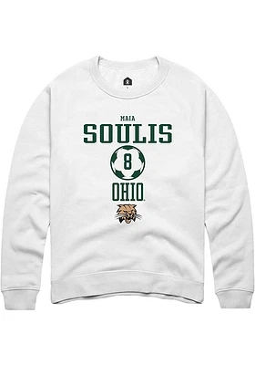 Maia Soulis Rally Ohio Bobcats Mens NIL Sport Icon Long Sleeve Crew Sweatshirt