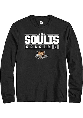 Maia Soulis Ohio Bobcats Rally NIL Stacked Box Long Sleeve T Shirt