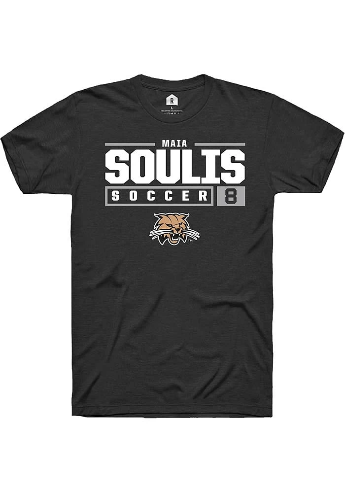 Maia Soulis Ohio Bobcats Rally NIL Stacked Box Short Sleeve T Shirt