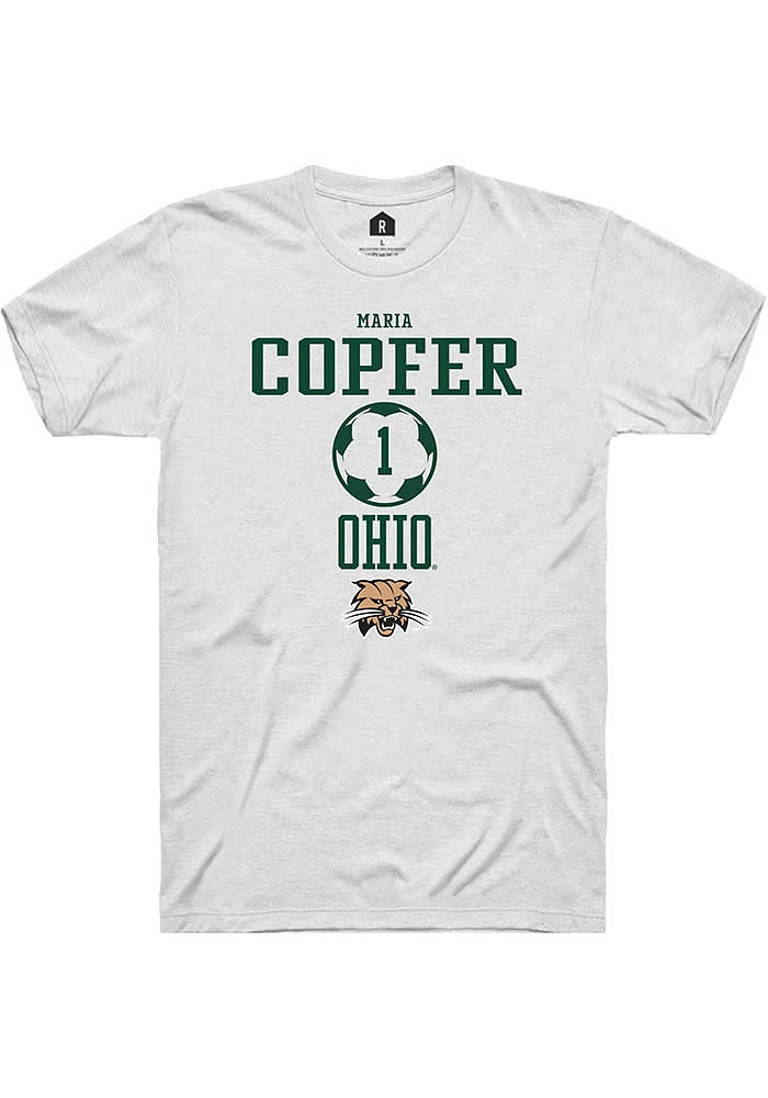 Maria Copfer Ohio Bobcats Rally NIL Sport Icon Short Sleeve T Shirt