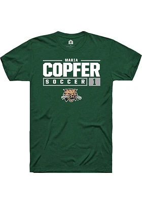 Maria Copfer Ohio Bobcats Rally NIL Stacked Box Short Sleeve T Shirt