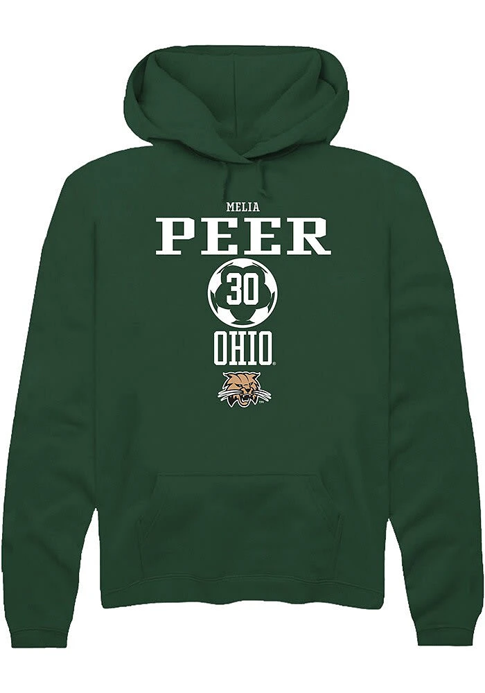 Melia Peer Rally Ohio Bobcats Mens NIL Sport Icon Long Sleeve Hoodie