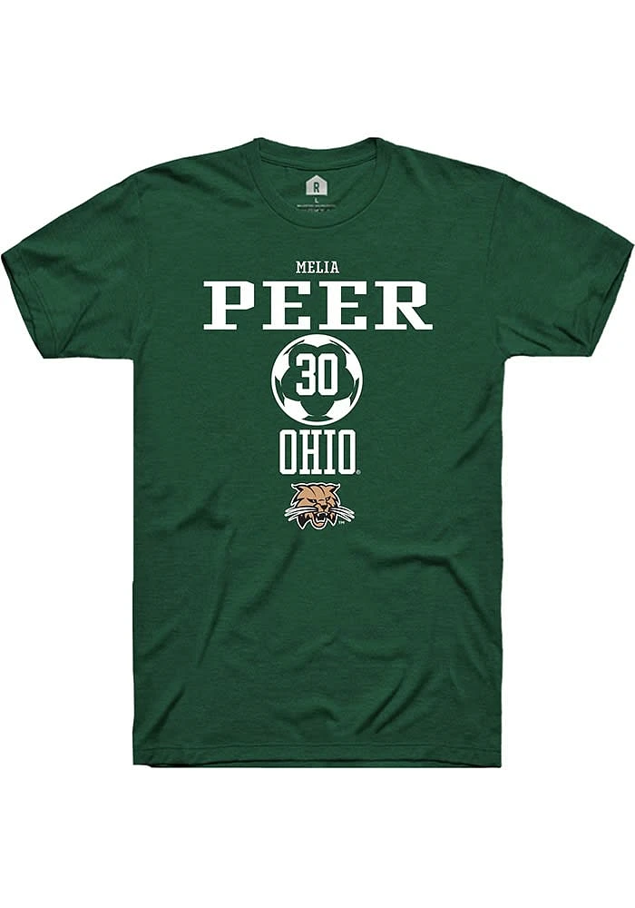 Melia Peer Ohio Bobcats Rally NIL Sport Icon Short Sleeve T Shirt