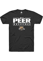 Melia Peer Ohio Bobcats Rally NIL Stacked Box Short Sleeve T Shirt