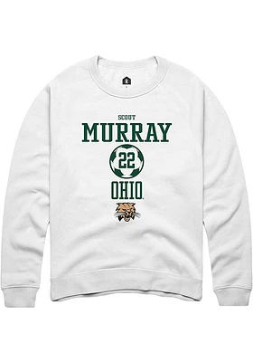 Scout Murray Rally Ohio Bobcats Mens NIL Sport Icon Long Sleeve Crew Sweatshirt