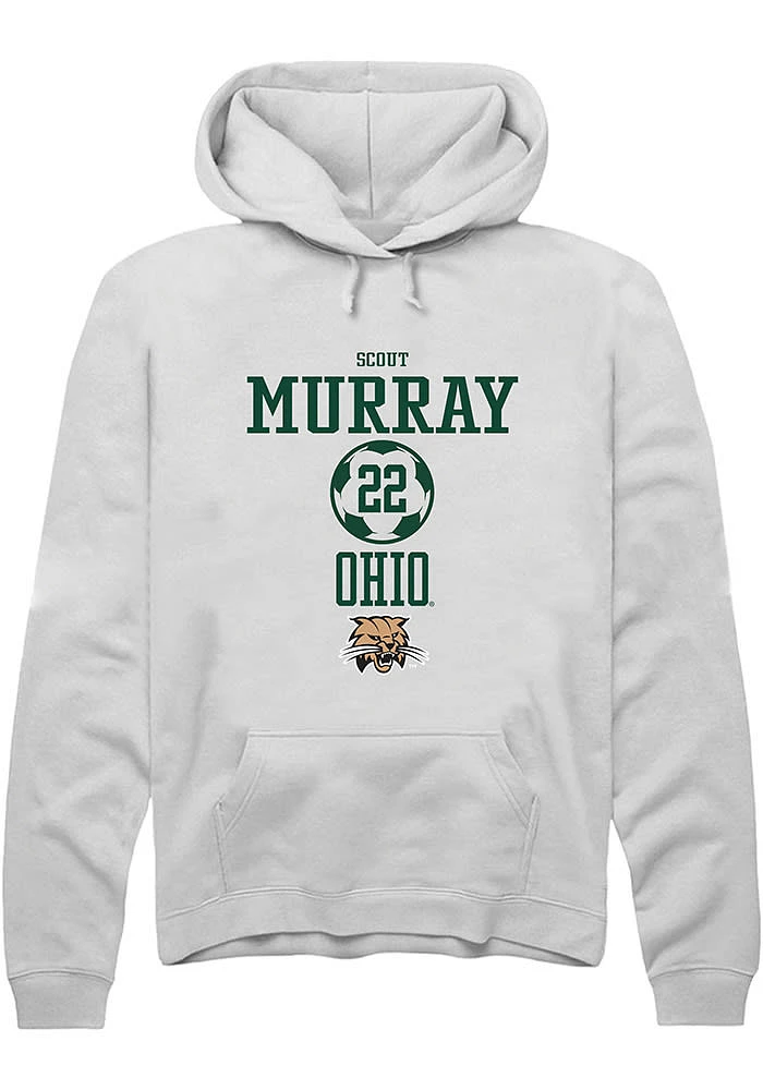 Scout Murray Rally Ohio Bobcats Mens NIL Sport Icon Long Sleeve Hoodie