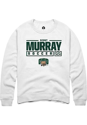 Scout Murray Rally Ohio Bobcats Mens NIL Stacked Box Long Sleeve Crew Sweatshirt