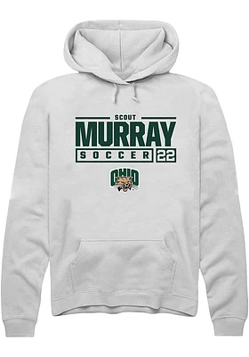 Scout Murray Rally Ohio Bobcats Mens NIL Stacked Box Long Sleeve Hoodie