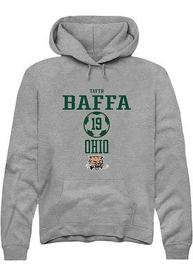 Tavyn Baffa  Rally Ohio Bobcats Mens Graphite NIL Sport Icon Long Sleeve Hoodie