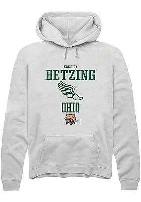 Kassidy Betzing Rally Ohio Bobcats Mens NIL Sport Icon Long Sleeve Hoodie