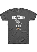 Kassidy Betzing  Ohio Bobcats Dark Grey Rally NIL Sport Icon Short Sleeve T Shirt