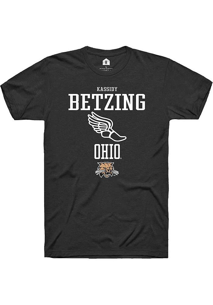 Kassidy Betzing Ohio Bobcats Rally NIL Sport Icon Short Sleeve T Shirt