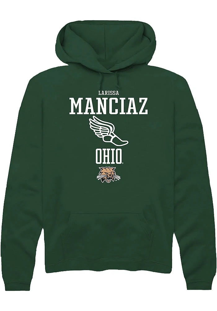 Larissa Manciaz Rally Ohio Bobcats Mens NIL Sport Icon Long Sleeve Hoodie