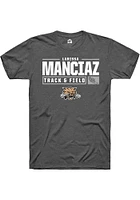 Larissa Manciaz  Ohio Bobcats Dark Grey Rally NIL Stacked Box Short Sleeve T Shirt
