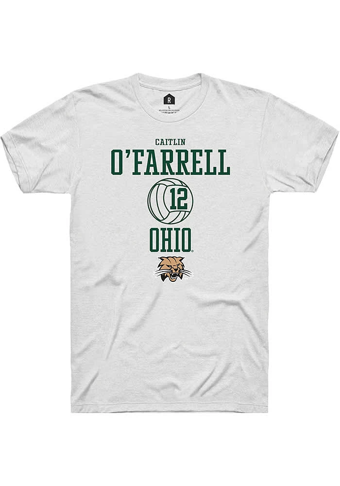 Caitlin O’Farrell Ohio Bobcats Rally NIL Sport Icon Short Sleeve T Shirt