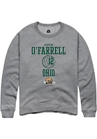 Caitlin O’Farrell  Rally Ohio Bobcats Mens Graphite NIL Sport Icon Long Sleeve Crew Sweatshirt