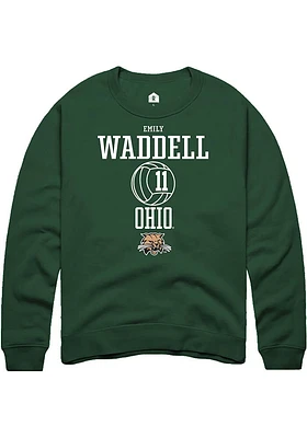 Emily Waddell Rally Ohio Bobcats Mens NIL Sport Icon Long Sleeve Crew Sweatshirt