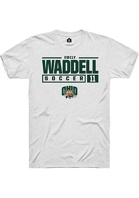 Emily Waddell Ohio Bobcats Rally NIL Stacked Box Short Sleeve T Shirt