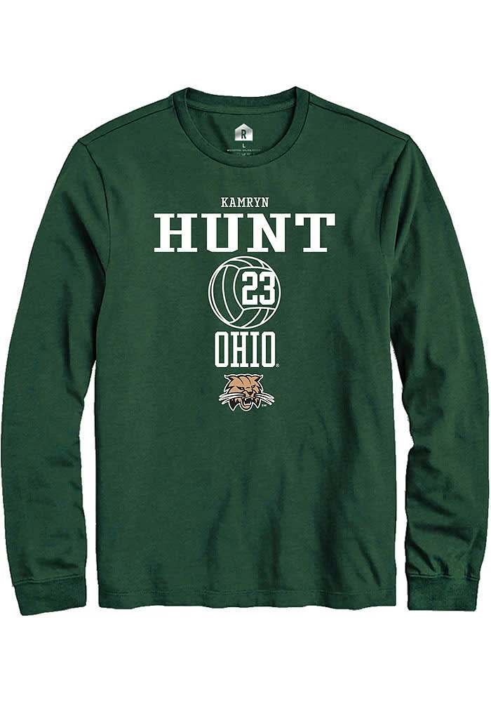 Kamryn Hunt Ohio Bobcats Rally NIL Sport Icon Long Sleeve T Shirt