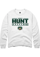 Kamryn Hunt Rally Ohio Bobcats Mens NIL Stacked Box Long Sleeve Crew Sweatshirt