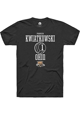 Parker Kwiatkowski Ohio Bobcats Rally NIL Sport Icon Short Sleeve T Shirt