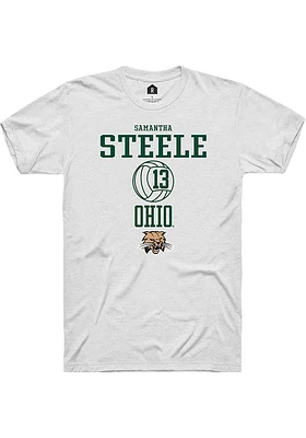 Samantha Steele Ohio Bobcats Rally NIL Sport Icon Short Sleeve T Shirt