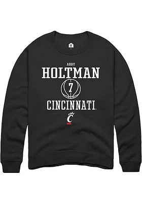 Abby Holtman Rally Cincinnati Bearcats Mens NIL Sport Icon Long Sleeve Crew Sweatshirt