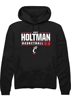 Abby Holtman Rally Cincinnati Bearcats Mens NIL Stacked Box Long Sleeve Hoodie